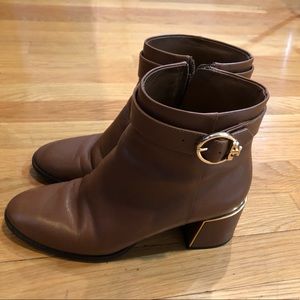 Brown booties